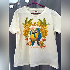 Farm Rio - Amazonia Organic Cotton T-shirt Off-White Medium